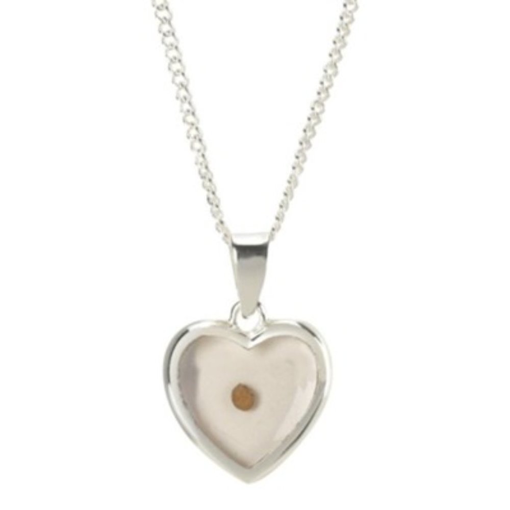 Heart, Mustard Seed, Necklace - NEW